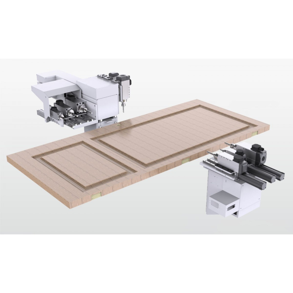 CNC Stroj Za Obdelavo Vratnih Kril KDT Tip KHM-660