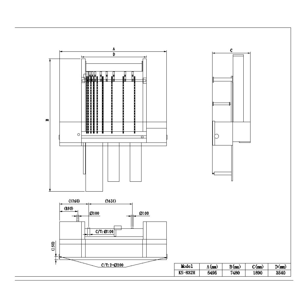 Razrezovalka KDT KS - 832H